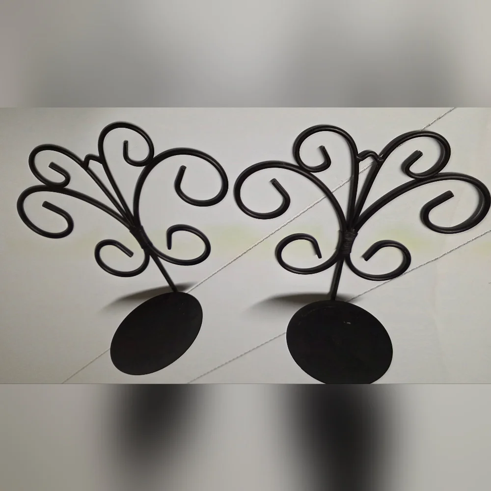 Metal Wall Candle Sconce Holder Set of 2 Hanging Wall Mounted 10”H X 10”W X 5” D